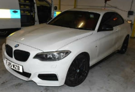Seized BMW