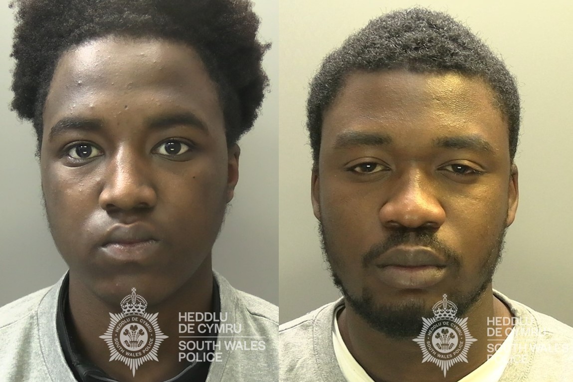 Durame (left) and Balde (right) both jailed for drug dealing.
