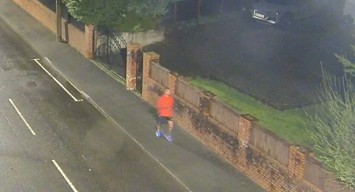 CCTV image of jogger