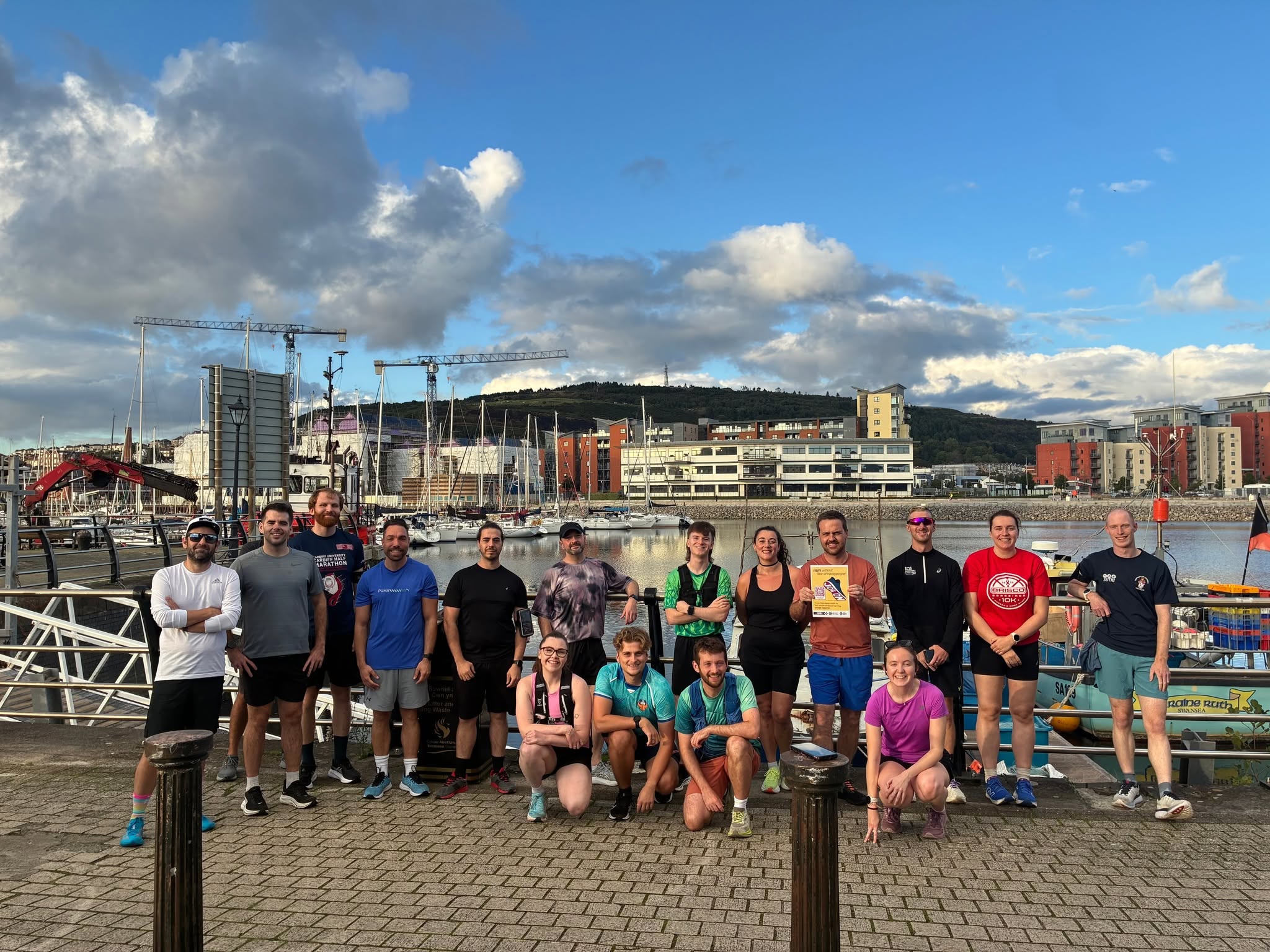 Swansea run club PCSOs.jpg