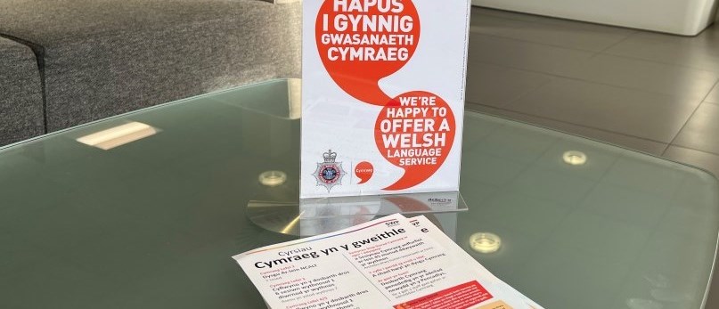 Welsh Standard Welsh Language Standards Day 2022 | South Wales Police