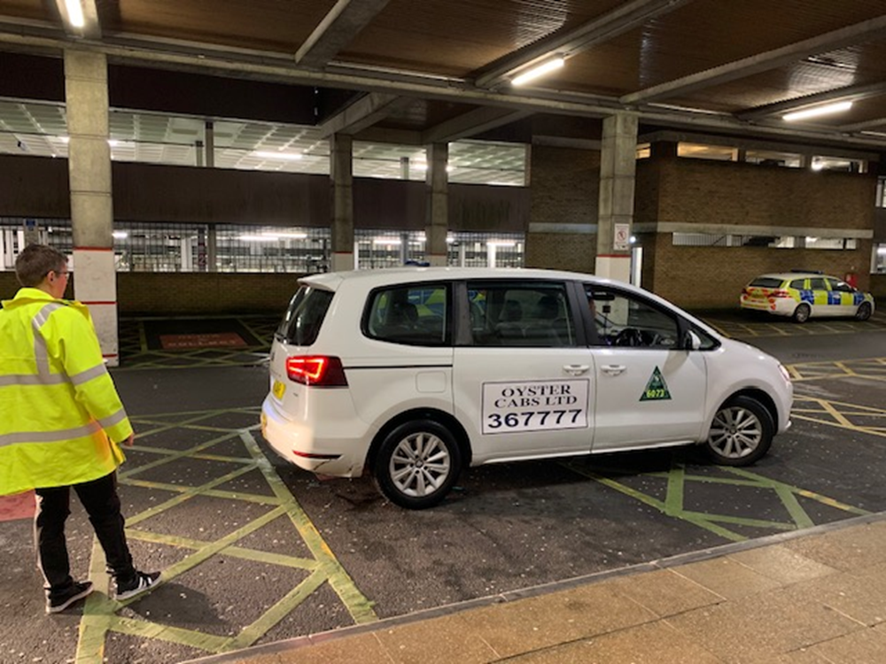 Swansea city centre taxi operation